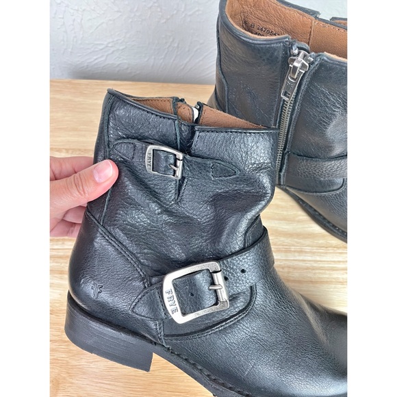 FRYE Vicky Buckle Boots Leather - Picture 3 of 13